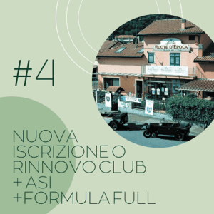 NUOVA ISCRIZIONE O RINNOVO CLUB + A.S.I. + FORMULA FULL